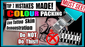 Tips voor het inkleuren van tatoeages voor beginners! De 7 meest gemaakte fouten!