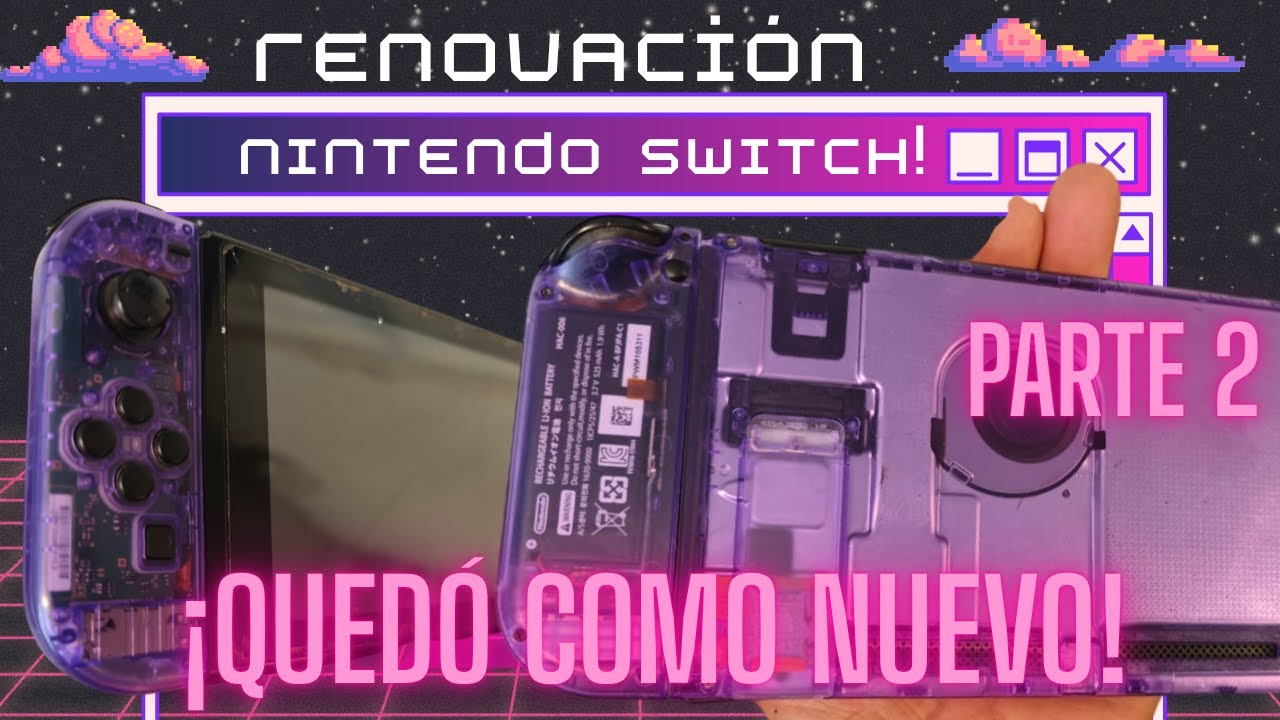 Cambio de carcasa+Pasta térmica+Carcasa joycon+cambio joystick (drift) #nintendoswitch | Parte2 de 2