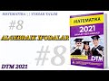 Algebraik ifodalar || Algebraik ifodalarni soddalashtirish || DTM 2021 Matematika yechimlari.