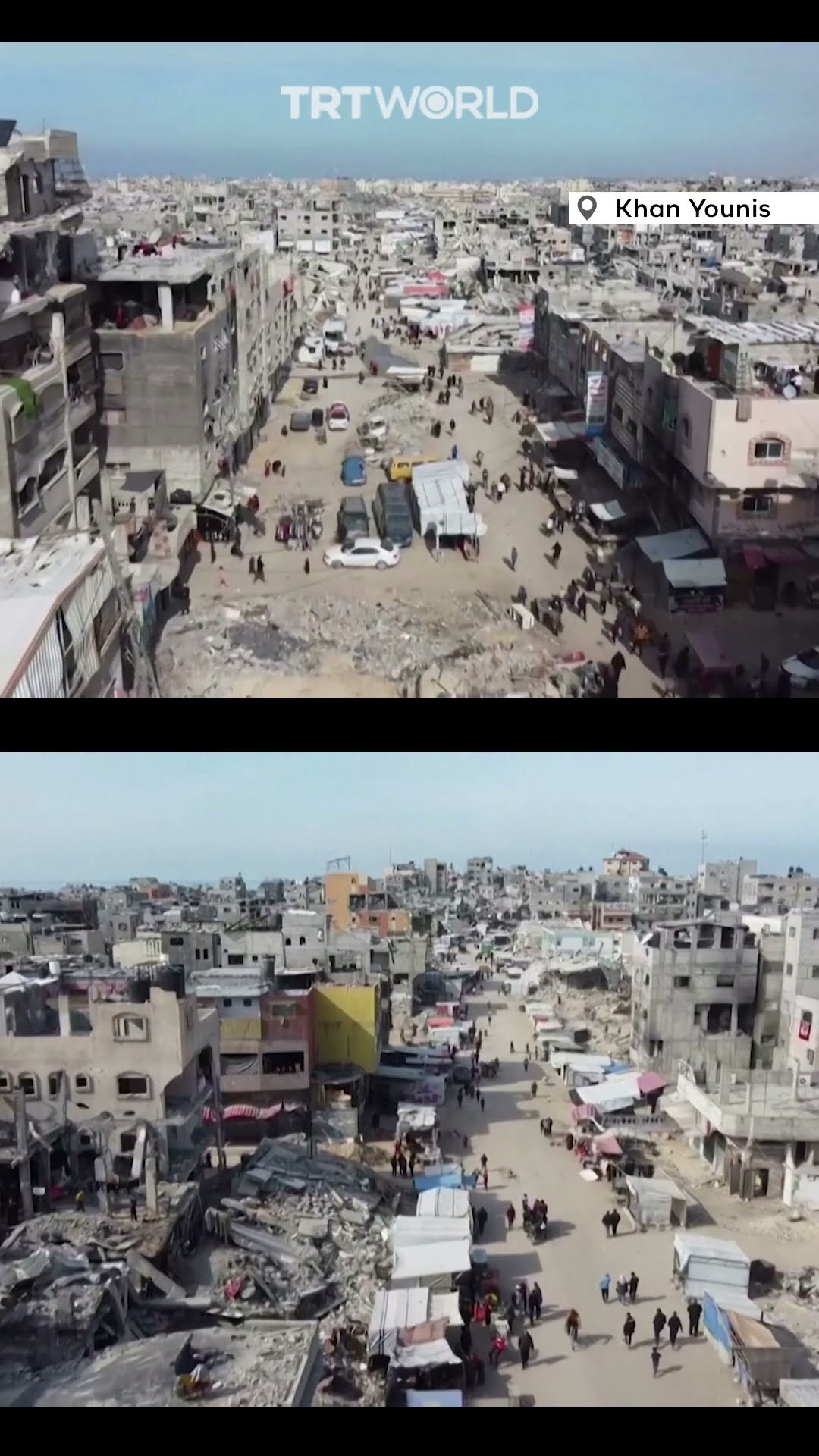 Destruction left by Israel in Gaza's Jabalia, Rafah, Khan Younis, Al Saftawi