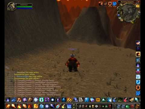 How to get from the Burning steppes to dun morogh (walljumping)