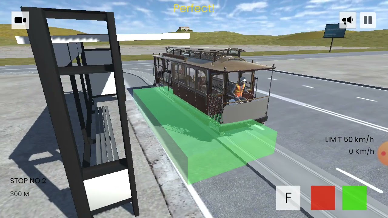 Видеообзор игры Classic Soviet Tram Simulator . Езжу по Old City 1-ая часть