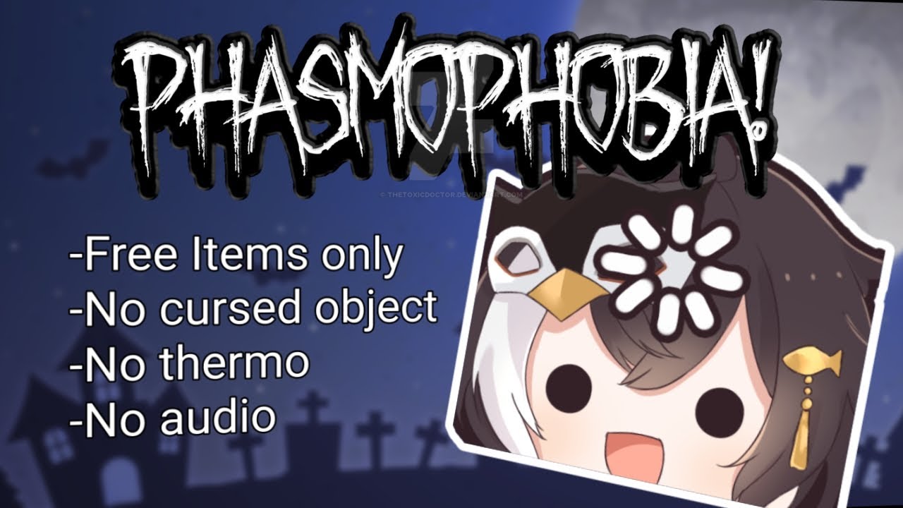 Free items only, no cursed object, no thermo, and no audio challenge | Phasmophobia