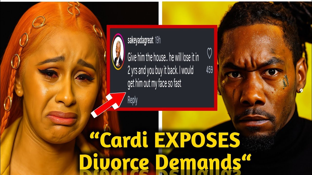 Pregnant Cardi B Fights Offset Over Divorce $$ & House /offset demands 