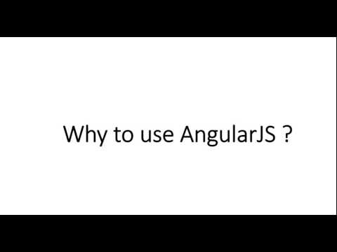 Why to use AngularJS - 5 - AngularJS in Arabic
