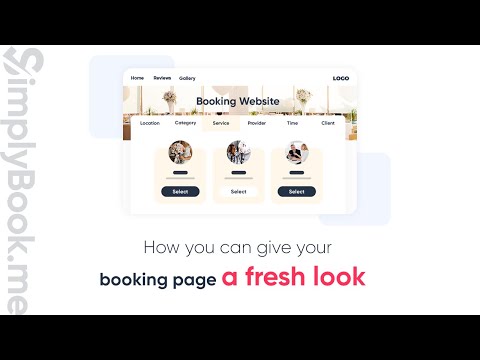 How you can give your booking page a fresh look