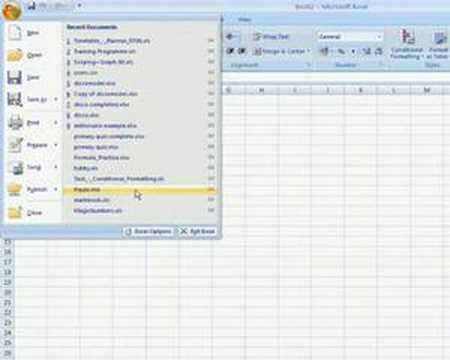 Excel 2007 - Developer Tab