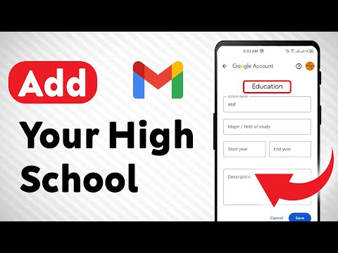 How to Add Your High School On Gmail (Updated)