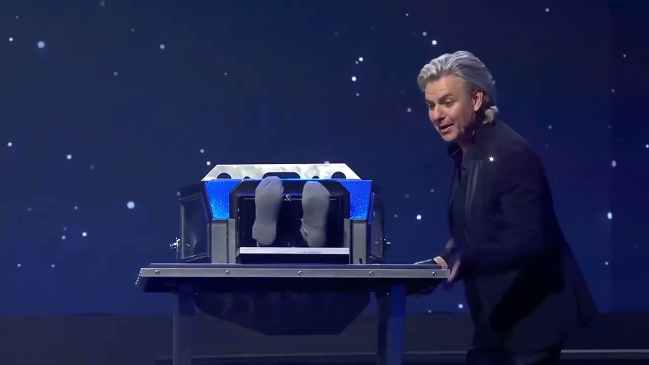Joe Labero Magic Show - Sawing a Guy in Half - YouTube