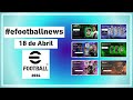 eFootballnews - Novedades 18 de Abril en eFootball