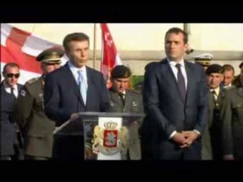 პრემიერ-მინისტრი გორში ფიცის დადების ცერემონიაზე 08.08.2013