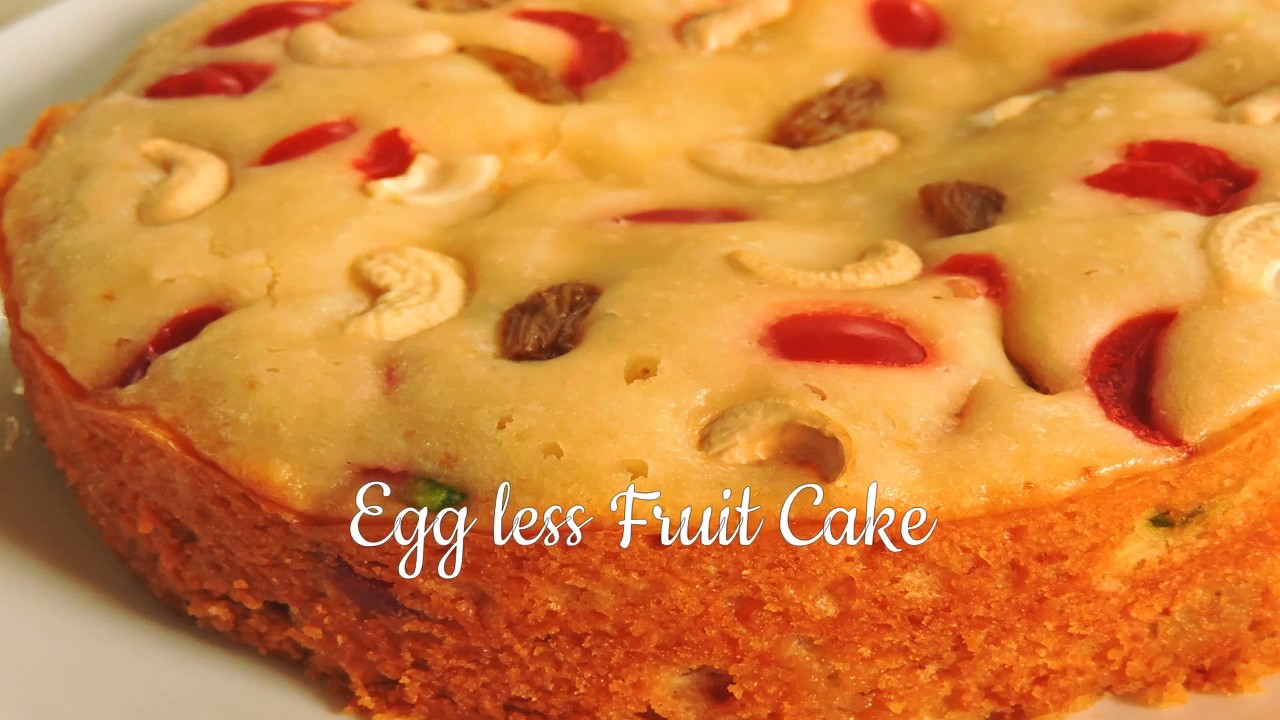 Eggless Fruit Cake/Easy Cake Recipe/Tutti Frutti cake without egg YouTube