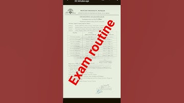 2020-2023 Munger University exam routine