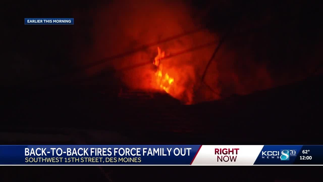 Crews on scene of second fire at same house in Des Moines this week ...