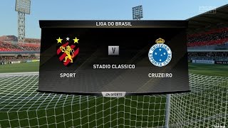 FIFA 17 Sport Recife Vs Cruzeiro 2016-11-17 screenshot 3