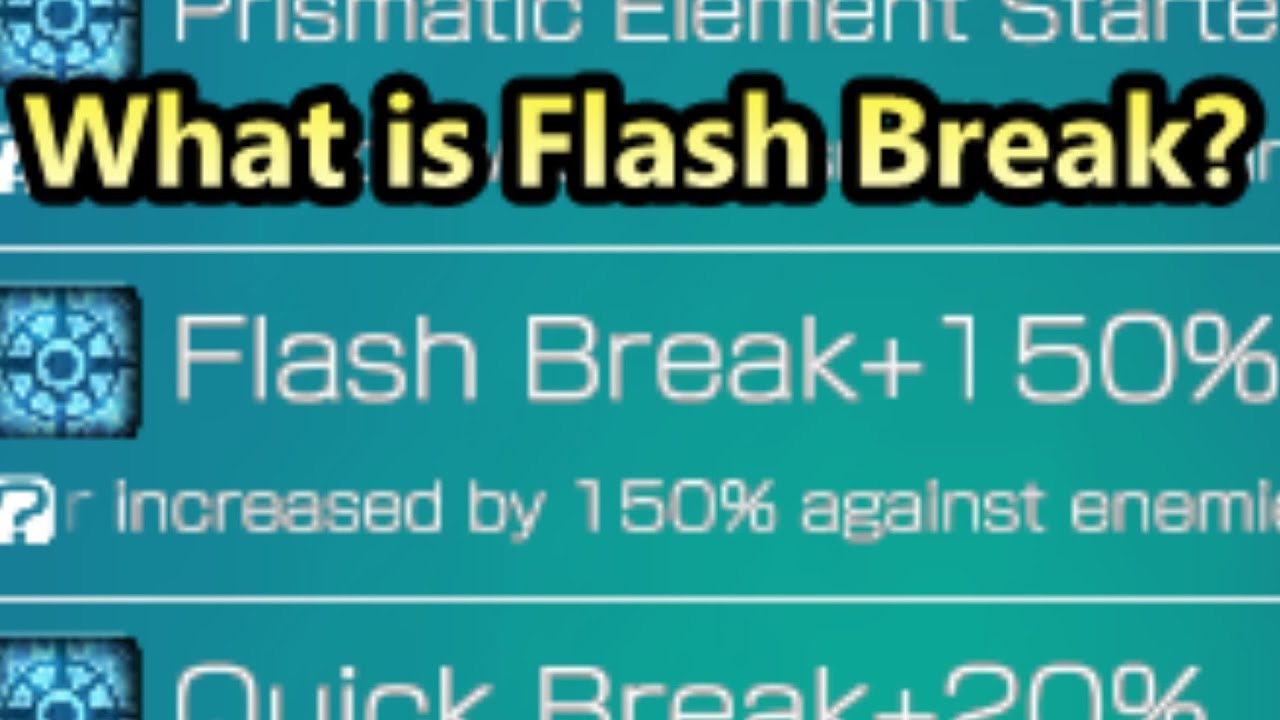 Mobius Final Fantasy - Flash Break Explanation and Visual Example