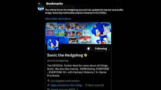 NEW SONIC SOCIAL MEDIA UPDATE & 35TH ANNI CAC PAGE!!! ??? Sonic News!!! #shorts #sonic #sonicnews