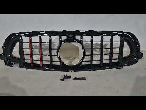 Передня решітка GT Panamericana GT-R (для AMG Line) для Mercedes E-class coupe C238 2016-2024 рр, видео 1