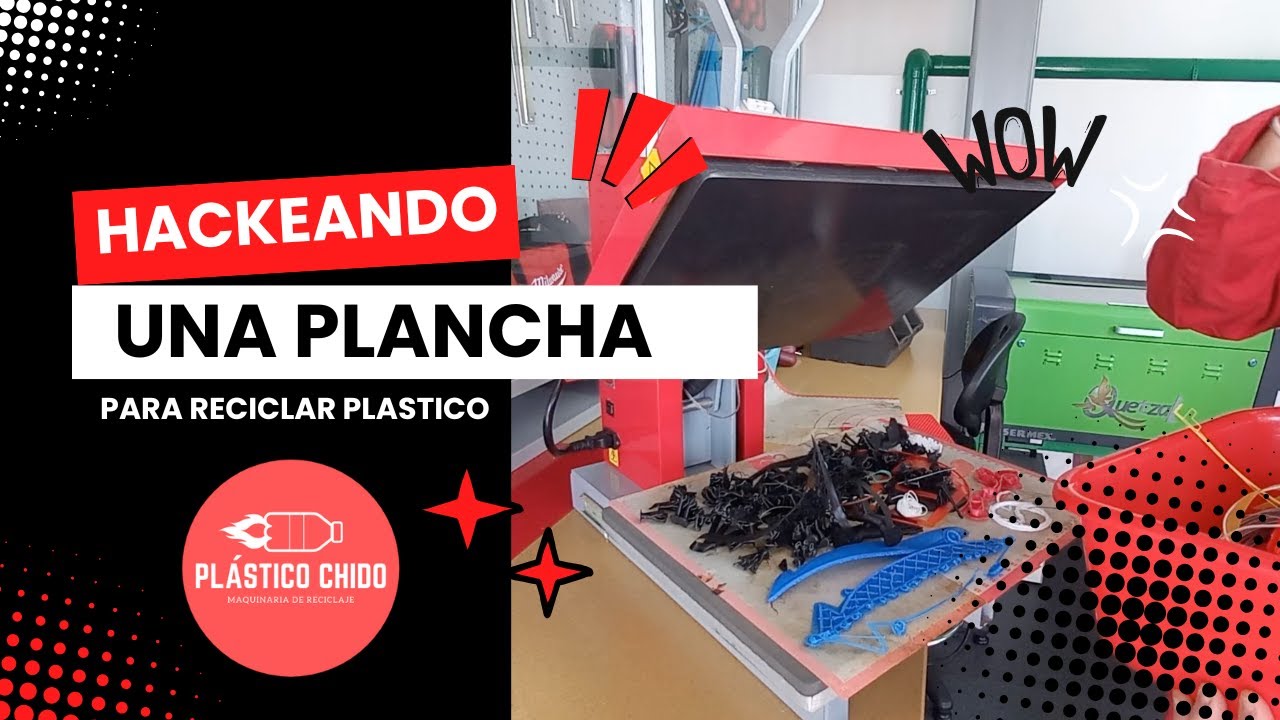 ⚡ Hackeando una Plancha para Reciclar Plástico