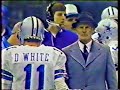 Dallas cowboys qb danny white faces the wrath of landry the stare 1985