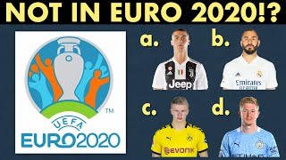 Who's NOT in EURO 2020!? | Guess The Player || Football Quiz ft. Ronaldo screenshot 1