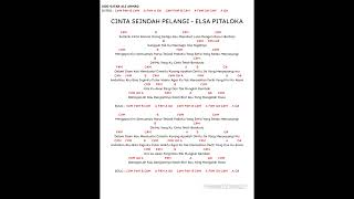 Kord Gitar  Cinta Seindah Pelangi  Elsa Pitaloka