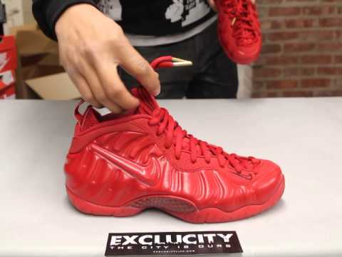 nike foamposite gym red