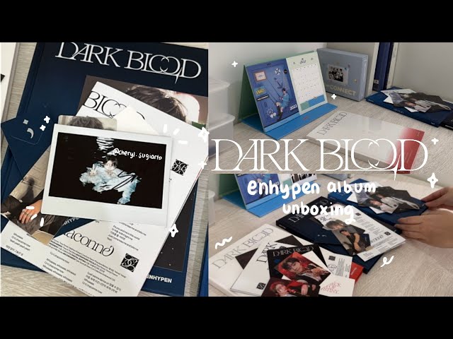 enhypen ポラロイド　アルバム限定 I pulled a polaroid!! | enhypen dark blood album unboxing - YouTube