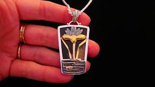 The White Lotus Necklace by Kelly Morgen Jewelry