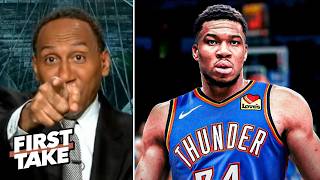 FIRST TAKE | Stephen A advises Thunder to trade Holmgren for Giannis if he loses the West Finals