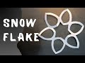 Snowflake Series 11/100❄️ | How to make paper snowflake | DIY Paper Craft ✨