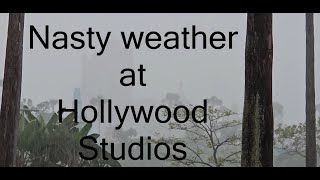 Rain at Hollywood Studios