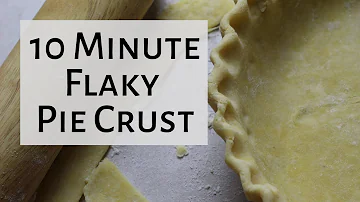 Do you have to chill the fat before making pie crust?