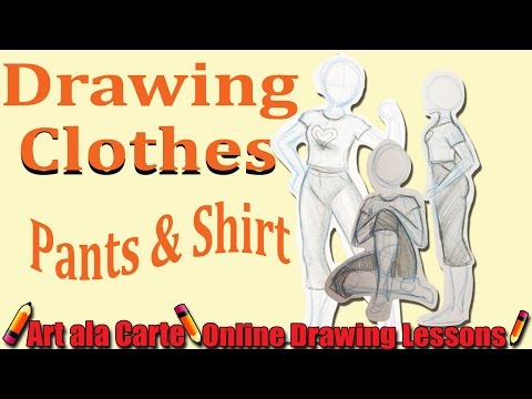 How to draw clothes Part 1