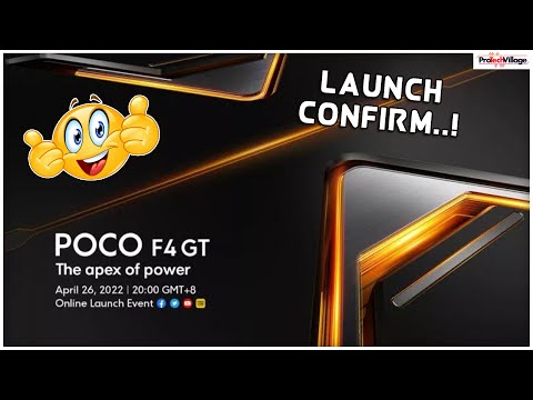 POCO F4 GT 5G - LAUNCH CONFIRM | ALL SPECIFICATIONS AND FEATURES..! [HINDI]