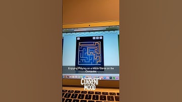 Enjoying Playing on a Maze Game on the Computer