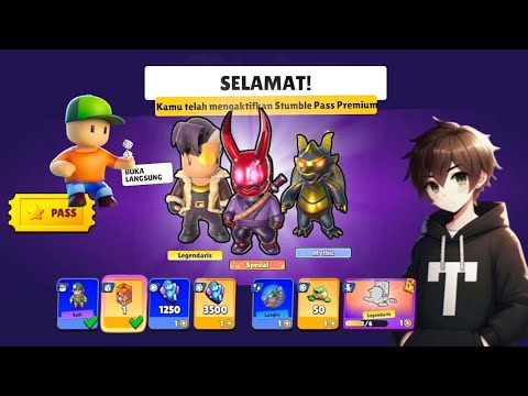 BORONG STUMBLE PASS FEBRUARI 2025 😍- Skin terbaru Stumble Guys