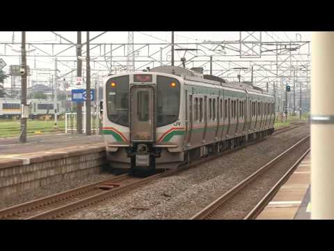 E721系0番台×2仙台ゆき小牛田駅発車