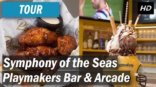 Symphony of the Seas - Playmakers Bar and Arcade tour