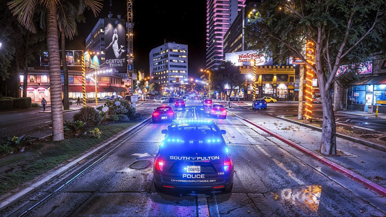 Играю в GTA 5 за настоящего городского полицейского | Патрулирование LSPDFR в 4K: невероятный реа...