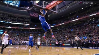 Raptors Highlights: Wright Steal and Slam - February 15, 2017