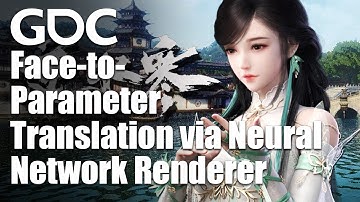 Face-to-Parameter Translation via Neural Network Renderer