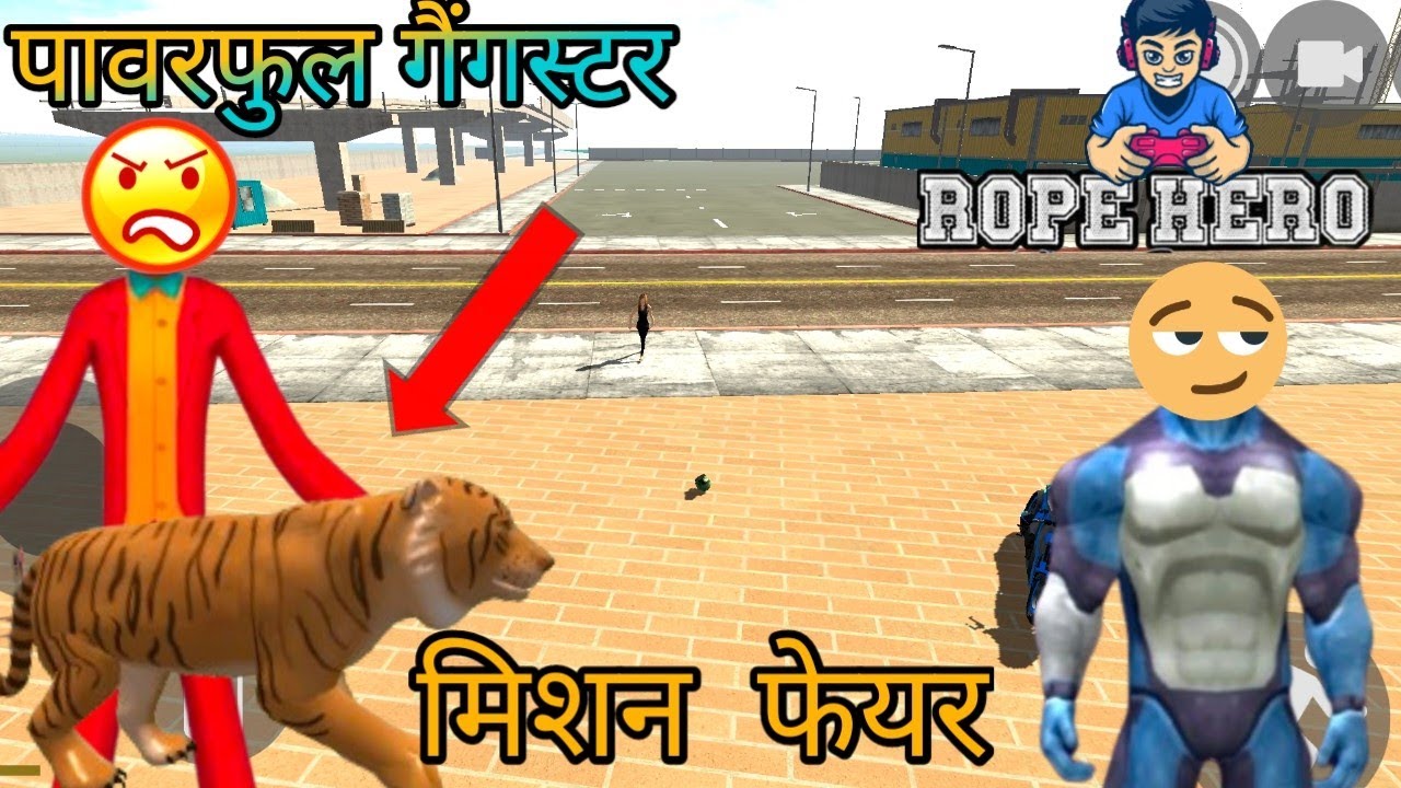 rope Hero | first time gameplay | mission fail |             episode 1 | satyam gaming 8146 |