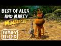 Best of Alex and Marty's Friendship from the Madagascar Movies | Family Flicks