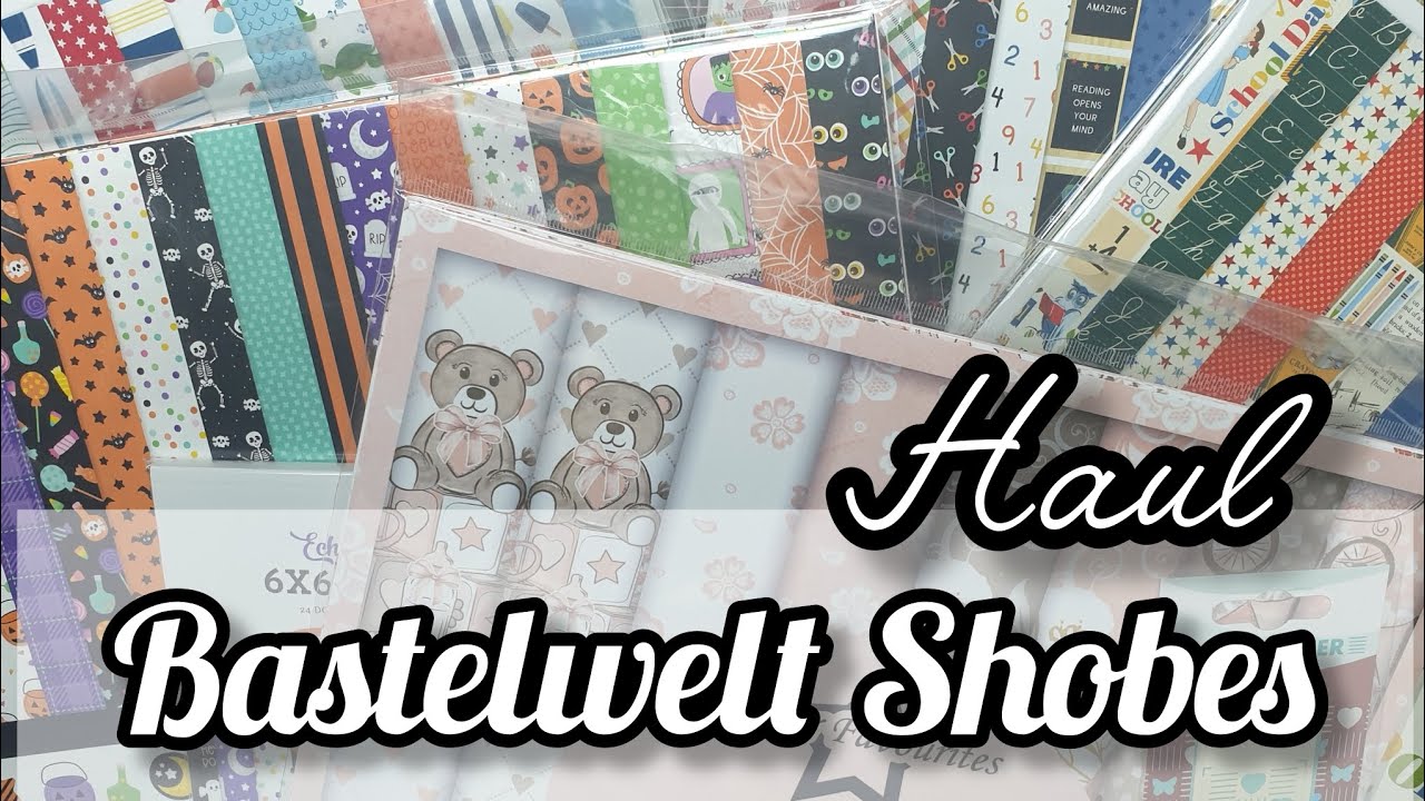 Haul Bastelwelt Schobes* Echopark, Cartabella & Craft Smith* Schulanfang, Sommer und Halloween