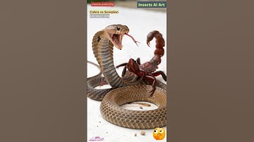Cobra vs Scorpion Fight Animation | Insects AI Art | 49