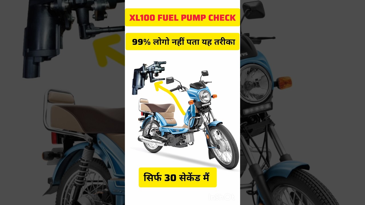 Testing the TVS XL100 Fuel Pump
