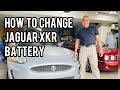 How to Change Jaguar XK8 and XKR Battery  Dead Battery Replacement)