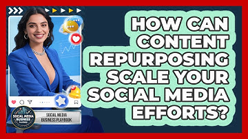 How Can Content Repurposing Scale Your Social Media Efforts? - Social Media Business Playbook