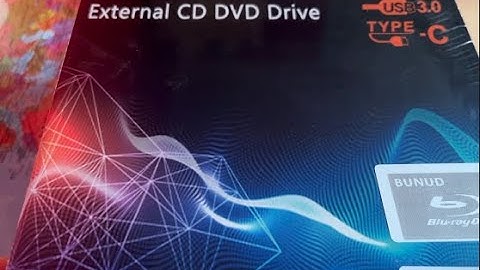 Unboxing BUNUD External Blu Ray DVD Drive USB 3.0